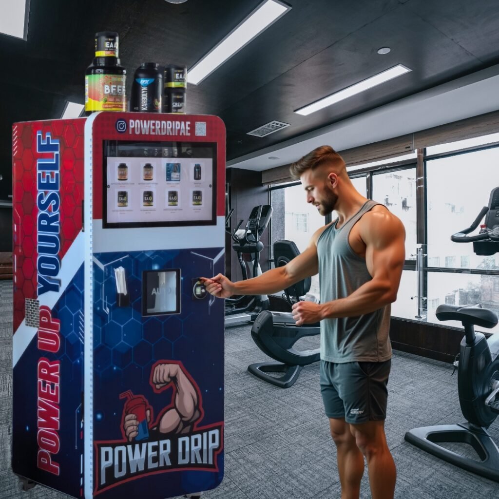 Pre-Workout Vending Machines for Gyms